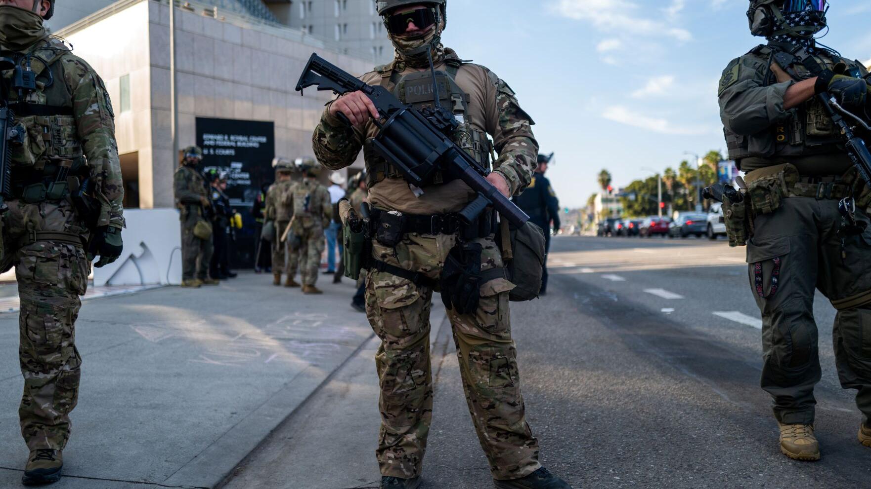 Opinion: The unmasked hypocrisy behind law enforcement’s face coverings